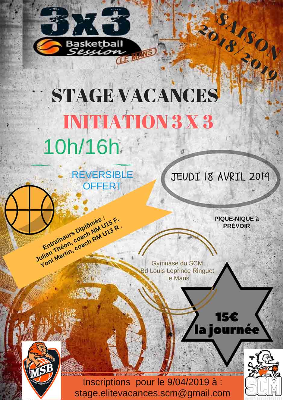 STAGE 1 3x3 VACANCES PRINTEMPS 1