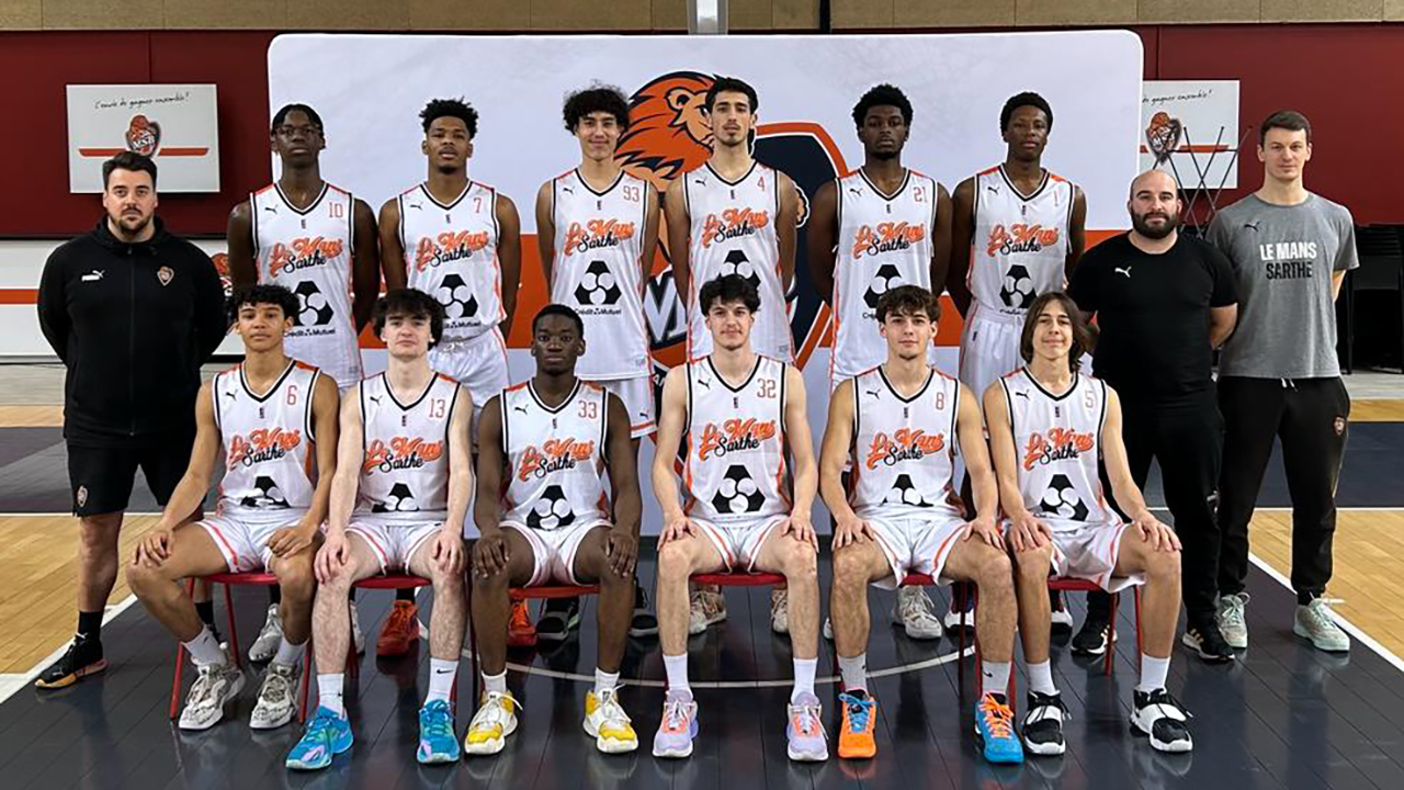 L'équipe U19 alignée au tournoi Cholet Mondial Basketball 2023