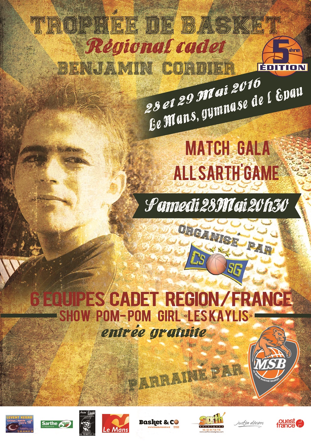 Affiche Trophée B. Cordier 2016