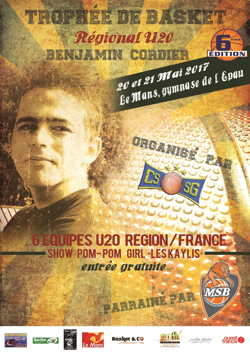 Affiche Trophée B. CordierBD