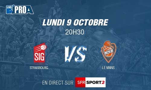 SIG MSB Le 9 Oct à 20h30