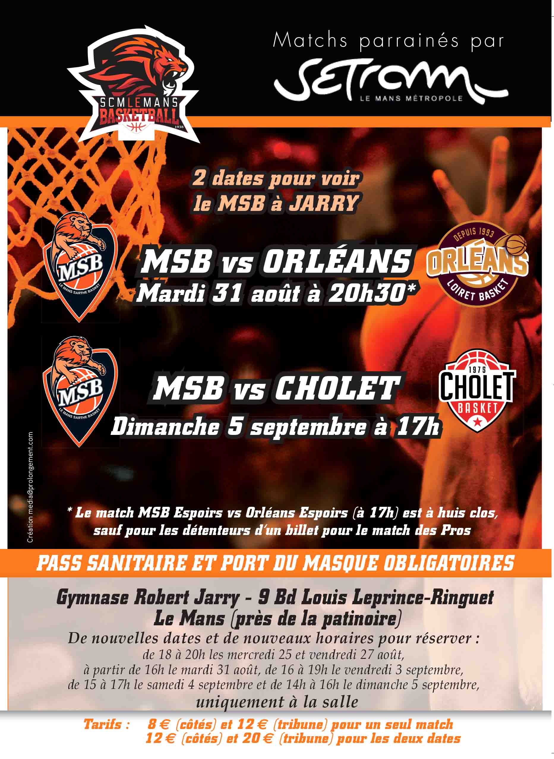 MATCH MSB vs ORLEANS MSB vs CHOLET HD V4