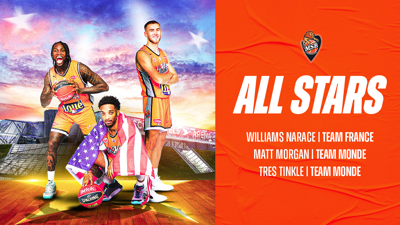MSB.FR 3 Joueurs Du Msb Au All Star Game 2022