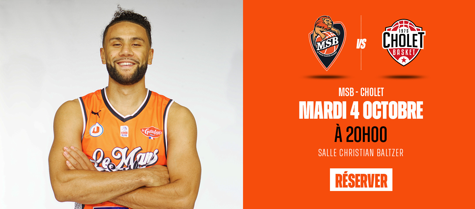 annonce billetterie match msb cholet 4 octobre