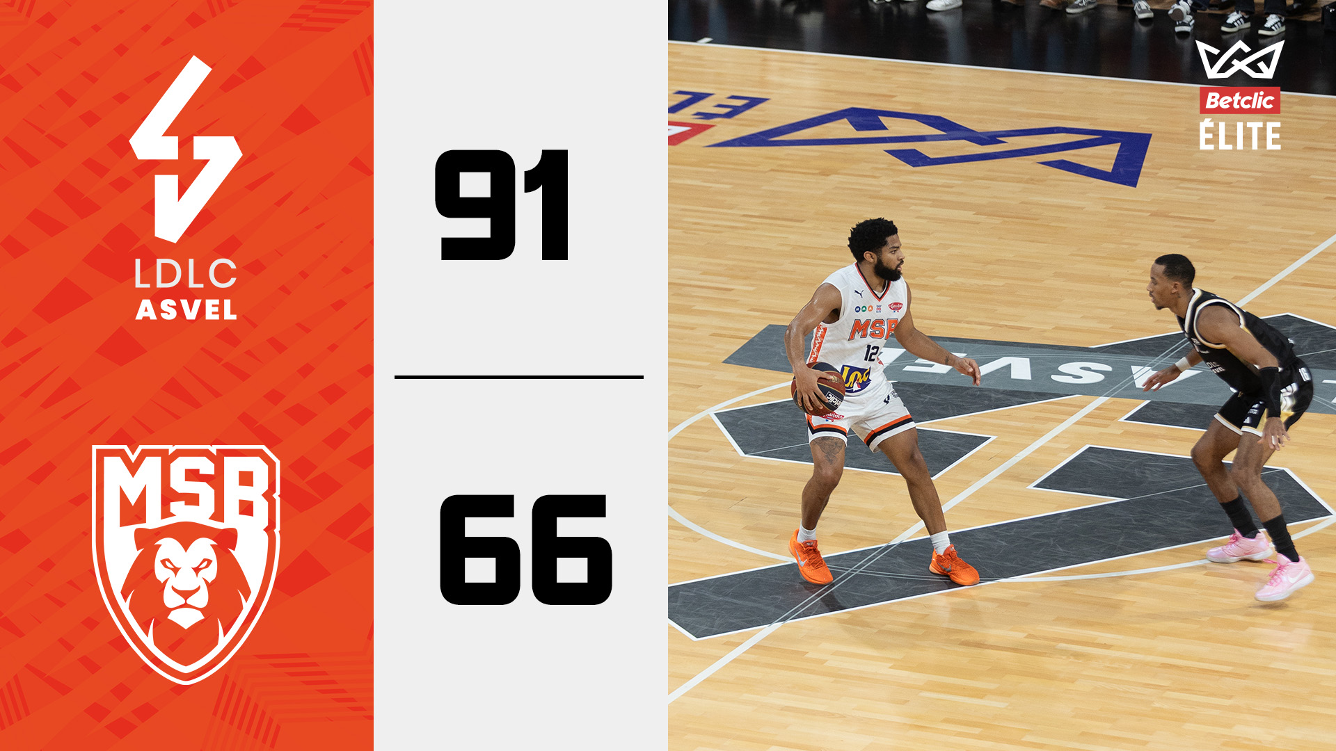 LDLC Asvel - MSB - J2 Betclic ÉLITE